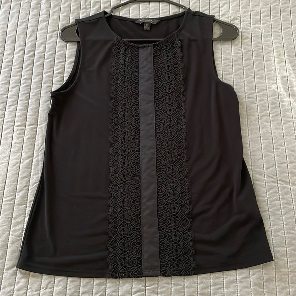 Black Lace Detailed Tank